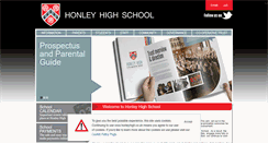 Desktop Screenshot of honleyhigh.co.uk